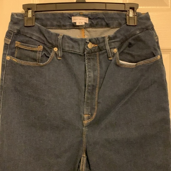 Good American Blue Jeans Size 14-16 #583 - Picture 2 of 9